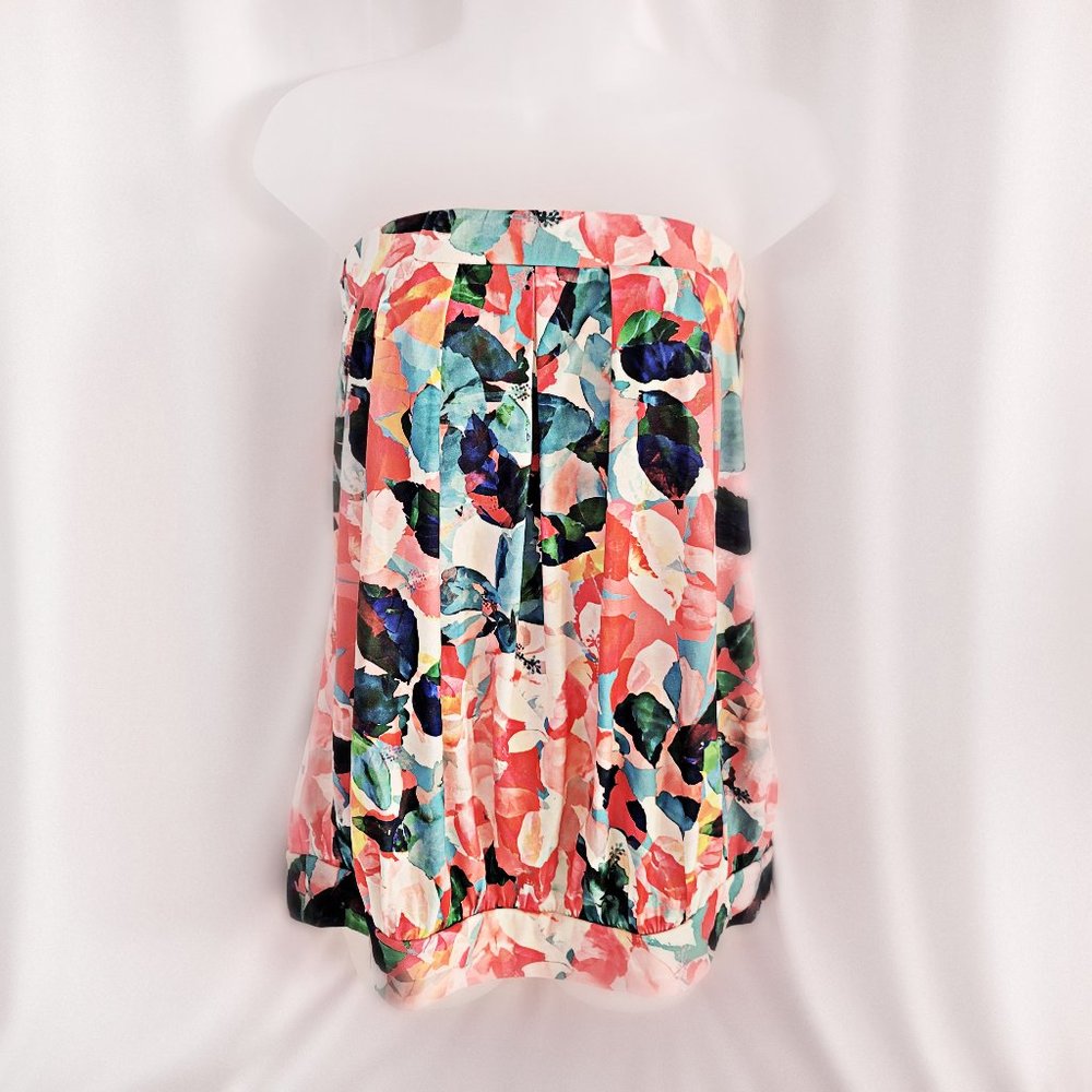 Womens Strapless Bandeau Tube Top Tankini Swim Top Size XL